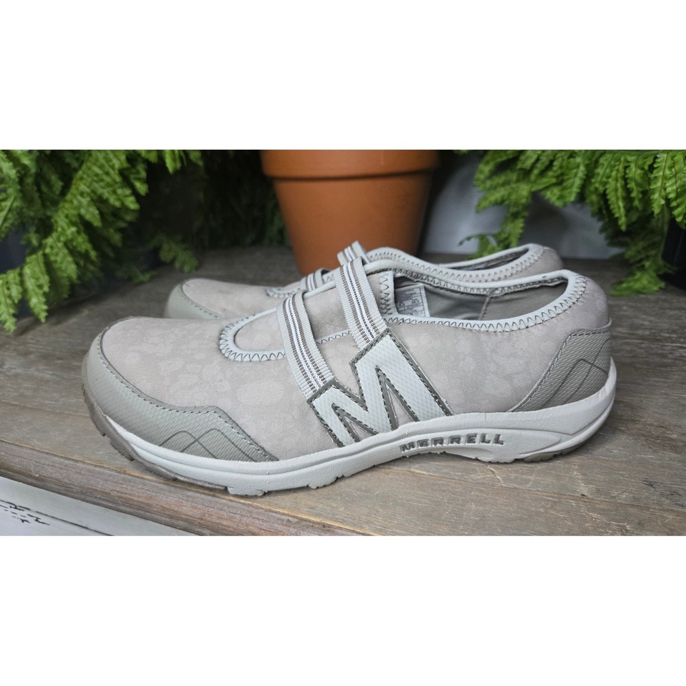 Merrell Aluminium Brindle Mary Jane Sport Shoes Women's 8 Air Cushion